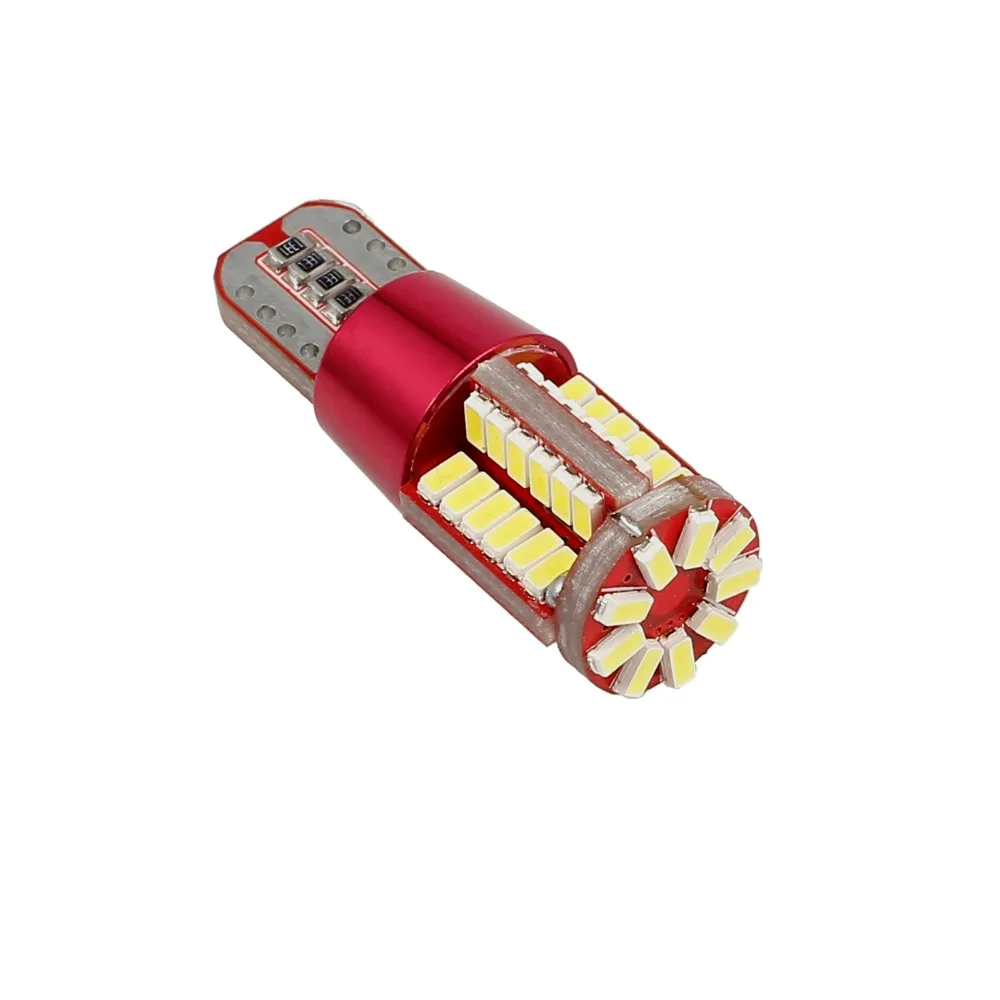 Justech 2 шт T10 501 ошибок 3014SMD 57 светодиодный автомобиля лампа бокового света белый 6000 k