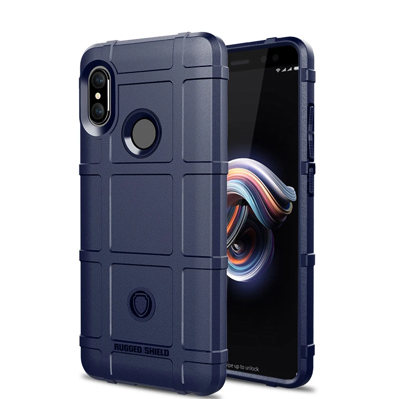 Для Xiaomi Redmi Note 5 Pro Чехол Мягкий Силиконовый противоударный Прочная Защита задняя