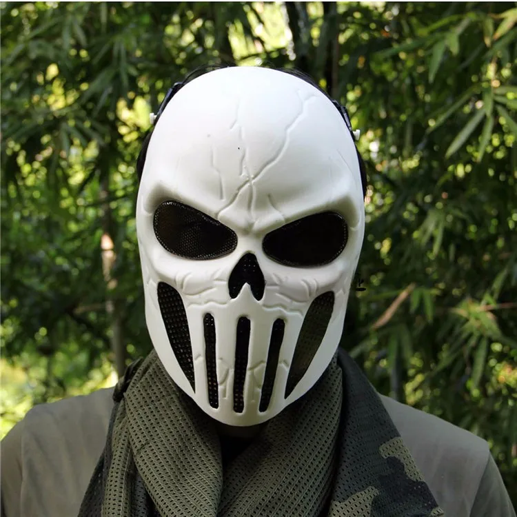 Каратель Chastener Ear-защитная маска для лица CS Airsoft Wargame пейнтбольная маска Хэллоуин Wargame косплей фильм бутафорская маска