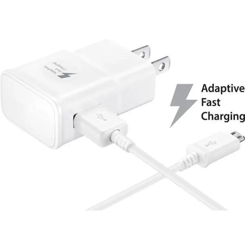Быстрое зарядное устройство с американской вилкой + Кабель Micro USB для Samsung Galaxy S7/ S7