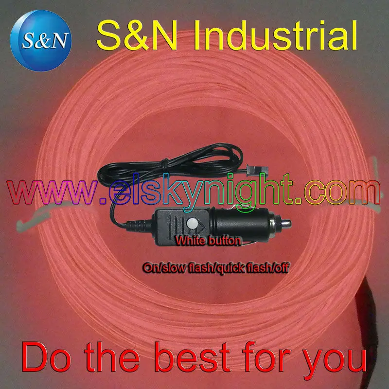 Разъем для сигары el проводной контроллер/драйвер/инвертор + 3 метра красный