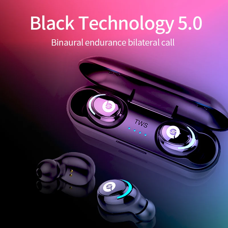 Мини TWS Bluetooth 5,0 наушники 3D настоящие Беспроводные стереонаушники с микрофоном (art.: 7ae88de20) - 7ae88de20