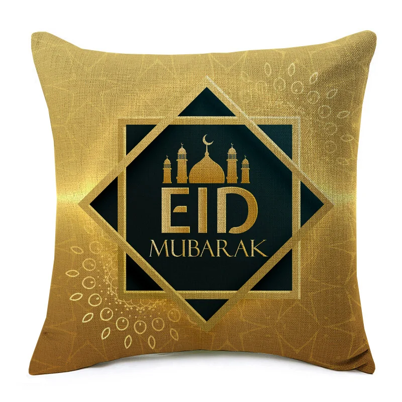 EID MUBARAK Рамадан наволочки для подушек искусственная луна светильник льняная