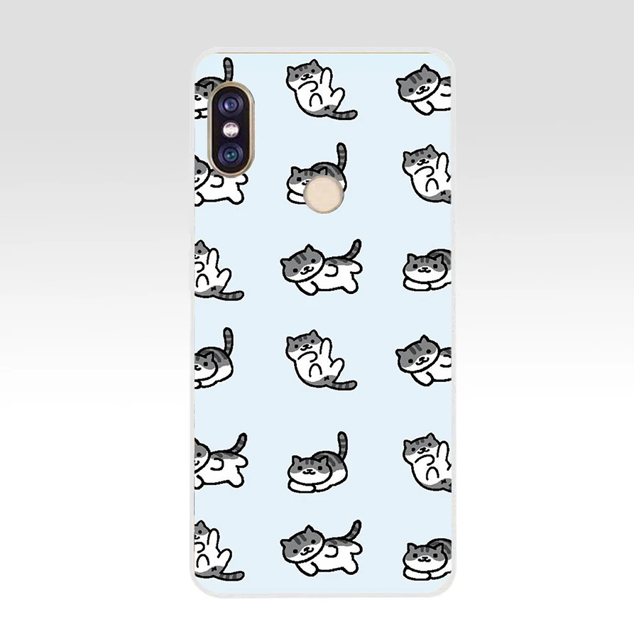 122AQ neko atsume Мягкий Силиконовый ТПУ чехол для телефона xiaomi redmi 6 pro note 5 plus 4 4x mi 8 |