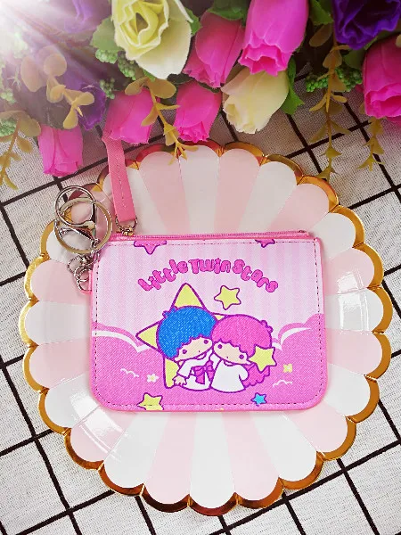 Random delivery IVYYE 1 шт. Маленькие близнецы звезда Мультяшные плюшевые куклы мини чучела карточка для игры монета милые животные держатель сумки наличные мягкие кошельки Новые - Цвет: Random delivery