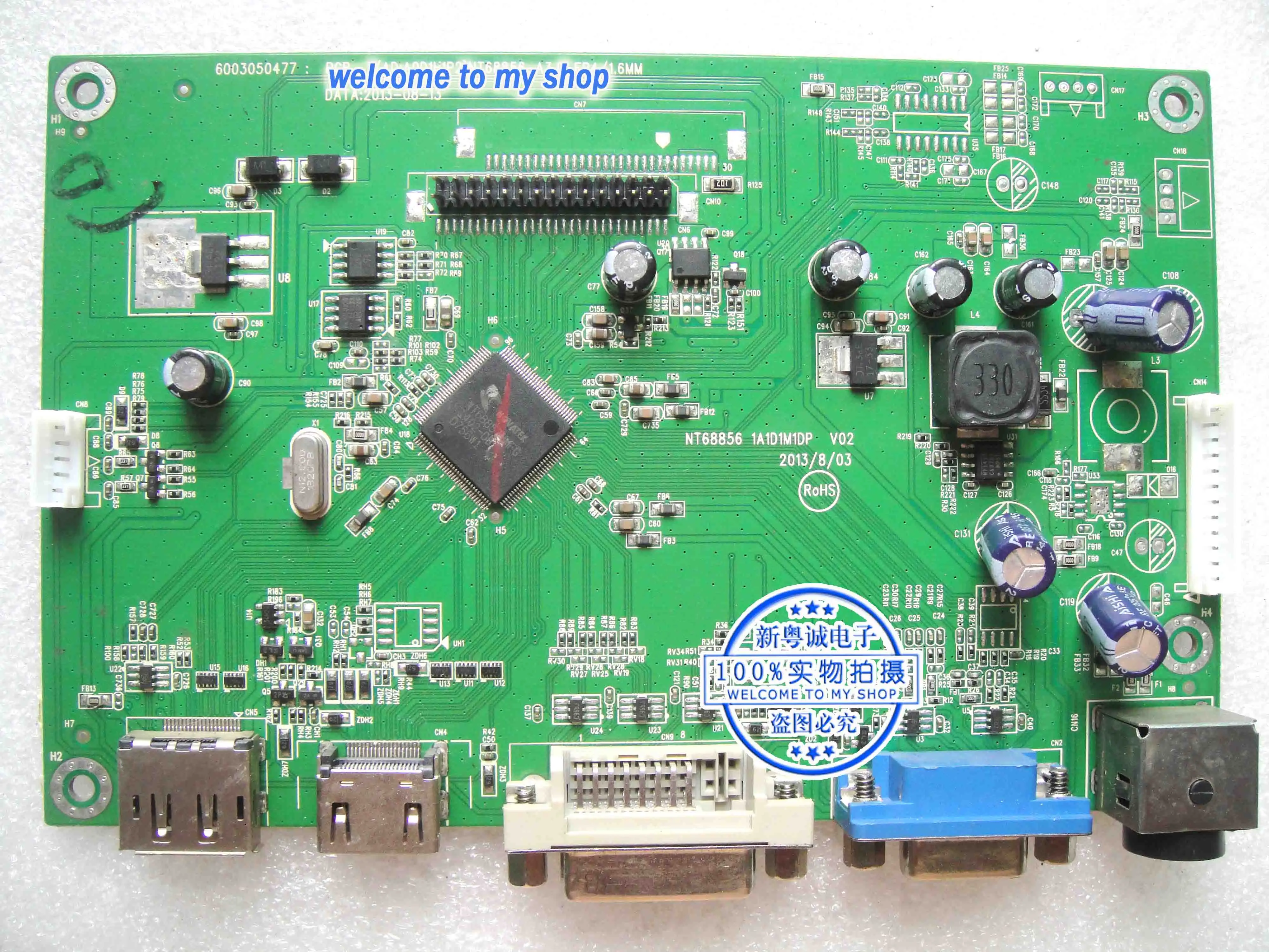 

2466 X1 Driver Board NT68856-A3.0-FR4 / 1.6MM 6003050477 Motherboard
