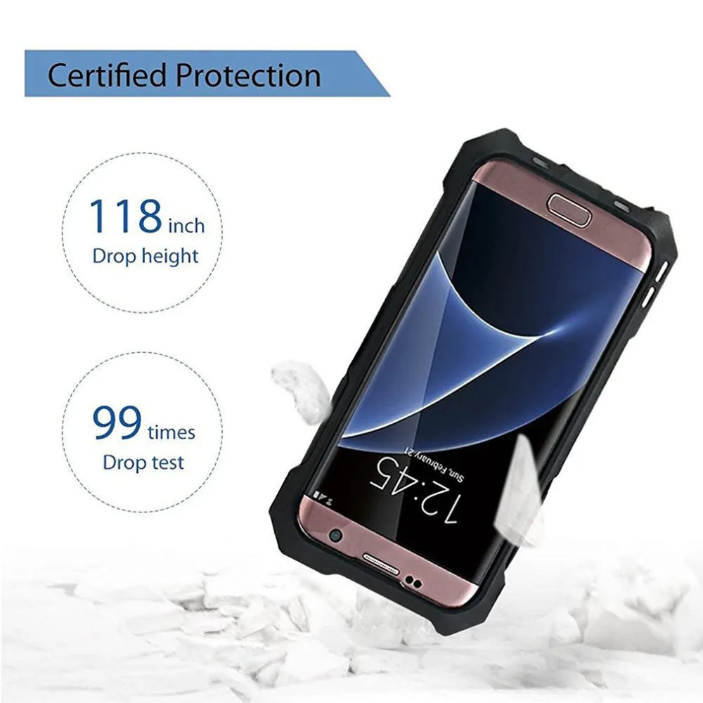 Чехол для телефона samsung S7 S8 S8plus s9 s9plus с объективом камеры мобильного телефона водонепроницаемый чехол для телефона чехол для samsung противоударный