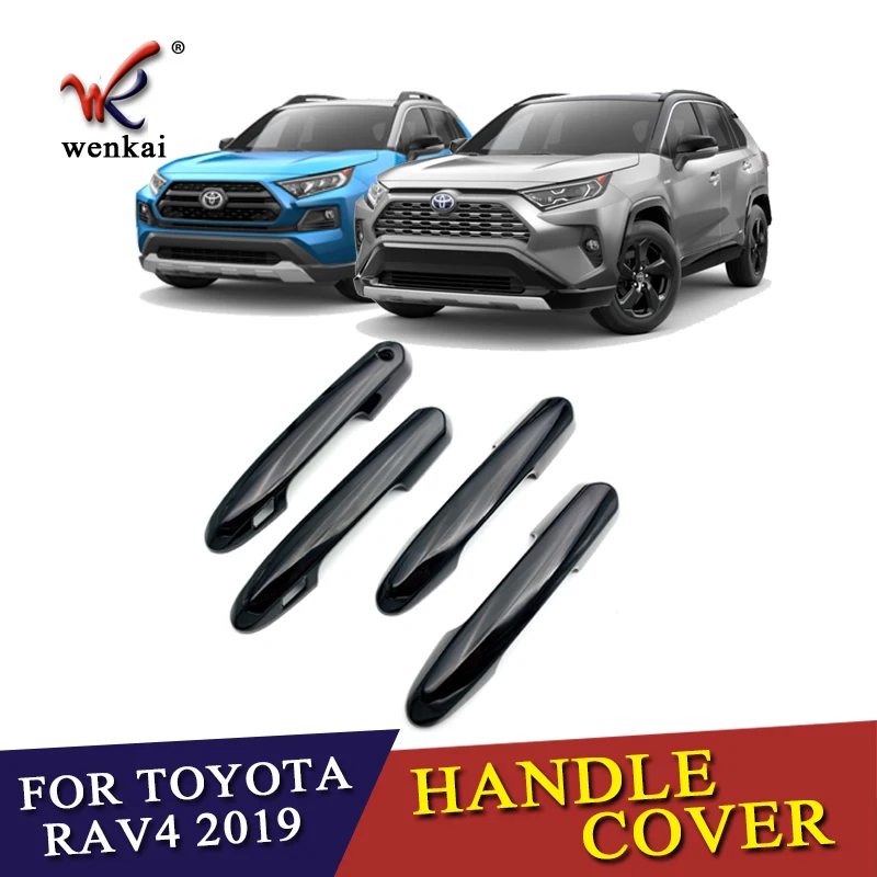 WENKAI ABS фортепиано черные автомобильные Внешние аксессуары Боковая дверь ручка