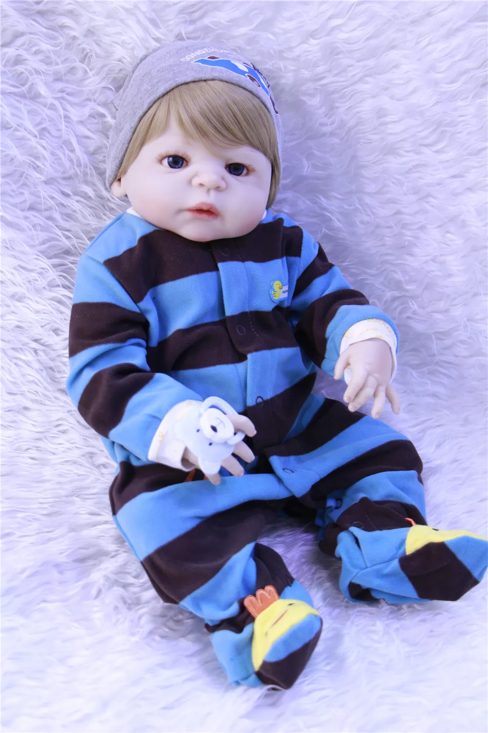 

bebe alive 55cm full silicone Reborn baby dolls lol toddler boy 22inch Collectible bathe playmate lovely boncecas brinquedos