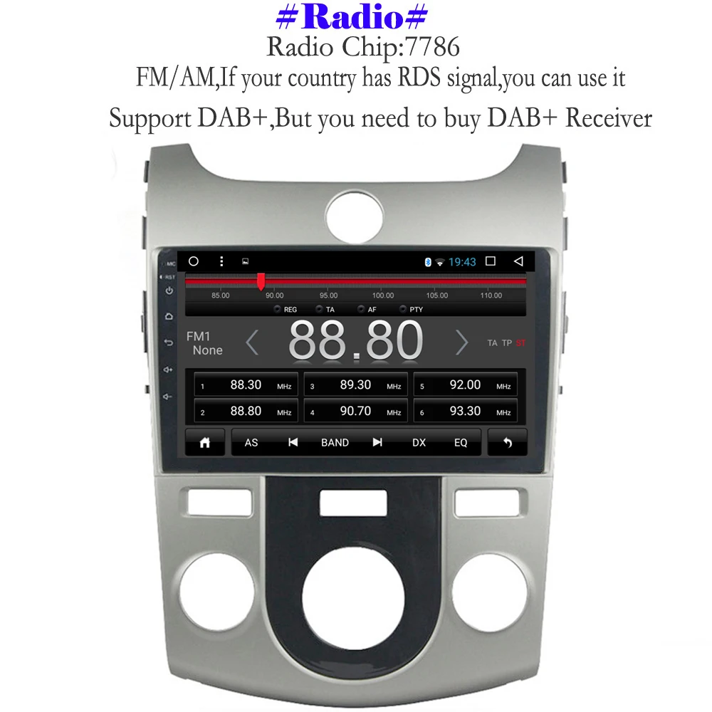 Максимальная GPS навигационная система Android 8 1 автомобильный DVD для Kia Cerato Forte 2008 2012