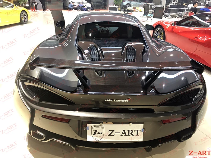 Z ART реальные углеродное волокно крышка двигателя для Mclaren 540 570S капота 570 углерода