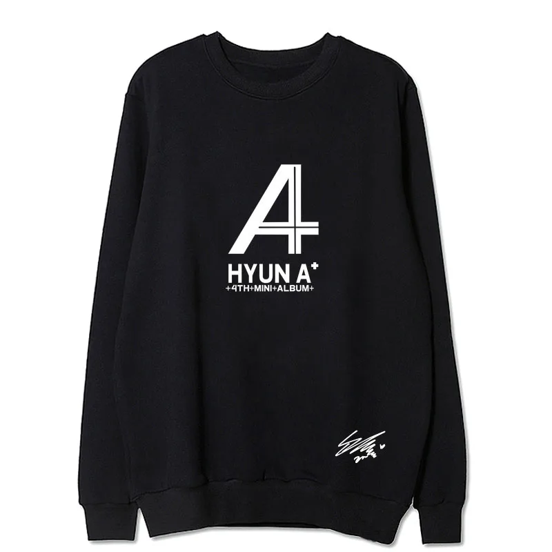 Толстовка с круглым вырезом принтом альбома a + 4 минуты|sweatshirt panda|sweatshirt ymcmbalbum coin |