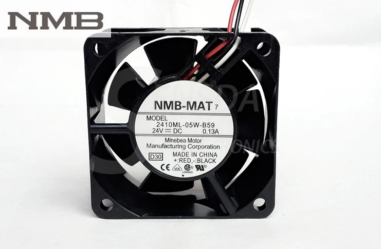 Осевой кулер для NMB 2410ML 05W B59 DC 24В 0.13A 6025 60x60x25 мм 6 см 60 мм|blower cooling fan|cooling fancooler blower |