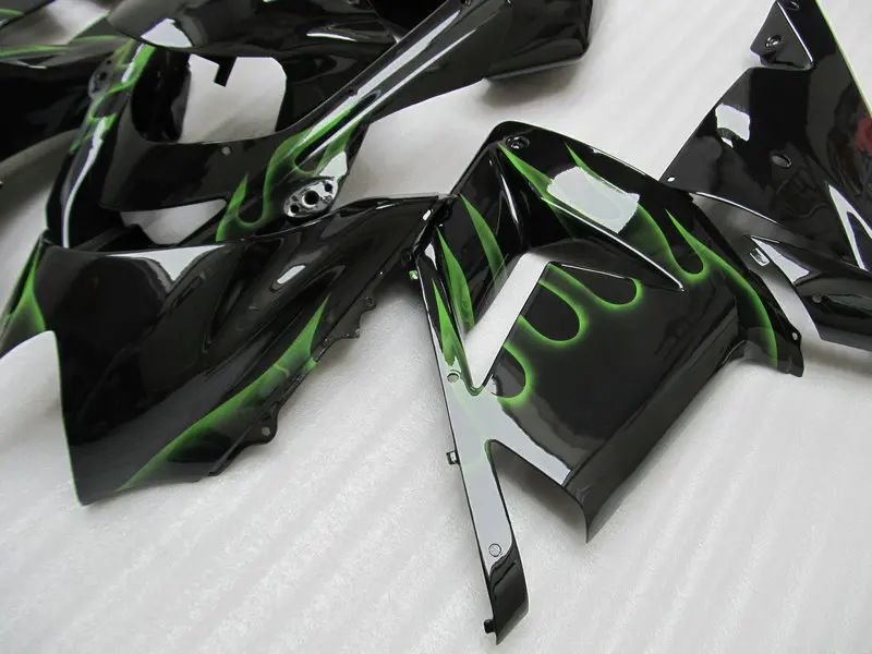 Пользовательские мотоцикл обтекатель комплект для KAWASAKI Ninja ZX10R 04 05 ZX 10R 2004 2005 ABS