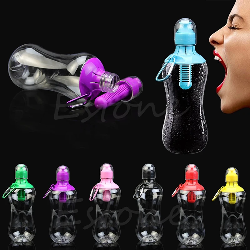 550 мл воды Bobble фильтр для воды портативный уличный для пешего туризма тренажерный зал Здоровый очиститель воды питьевой бутылки фильтровать