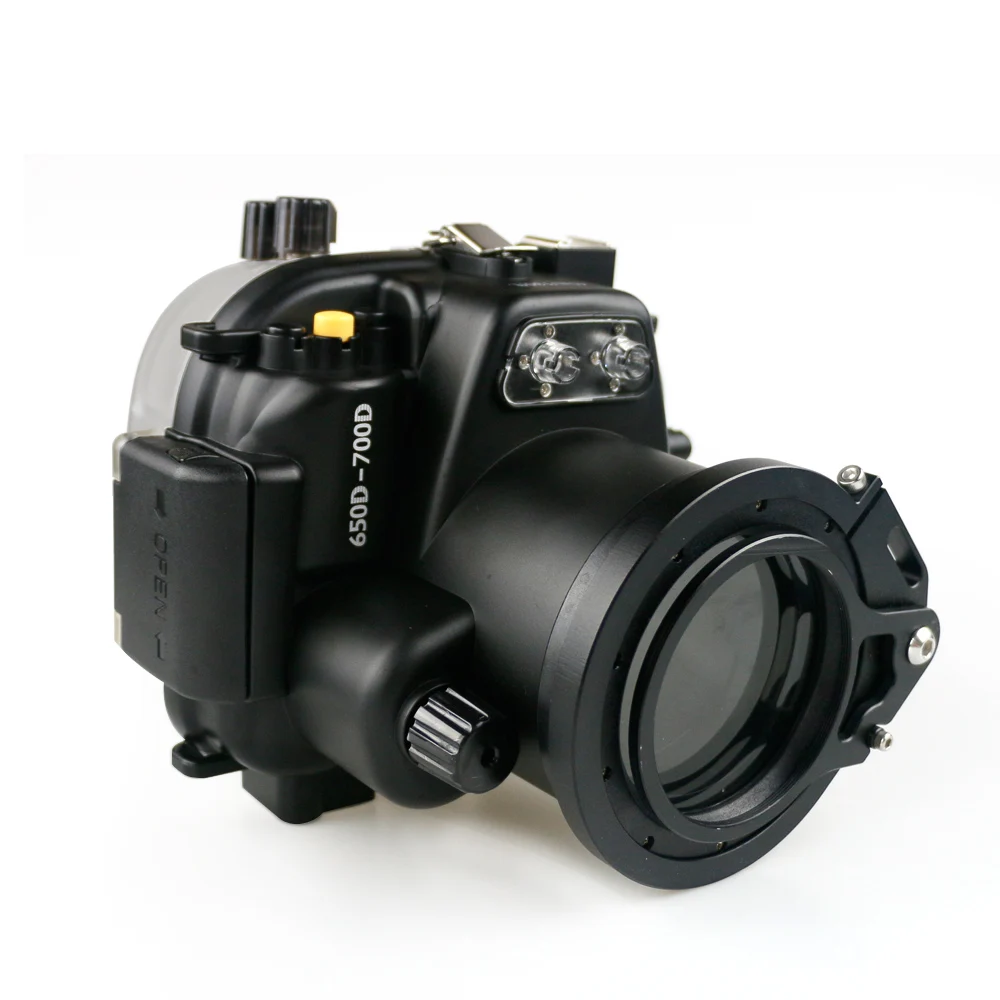 Подводная спортивная фотосъемка для камеры Canon 650D 700D 18-55 мм Корпус Для Подводного Погружения 40 м глубина, непроницаемый чехол для воды