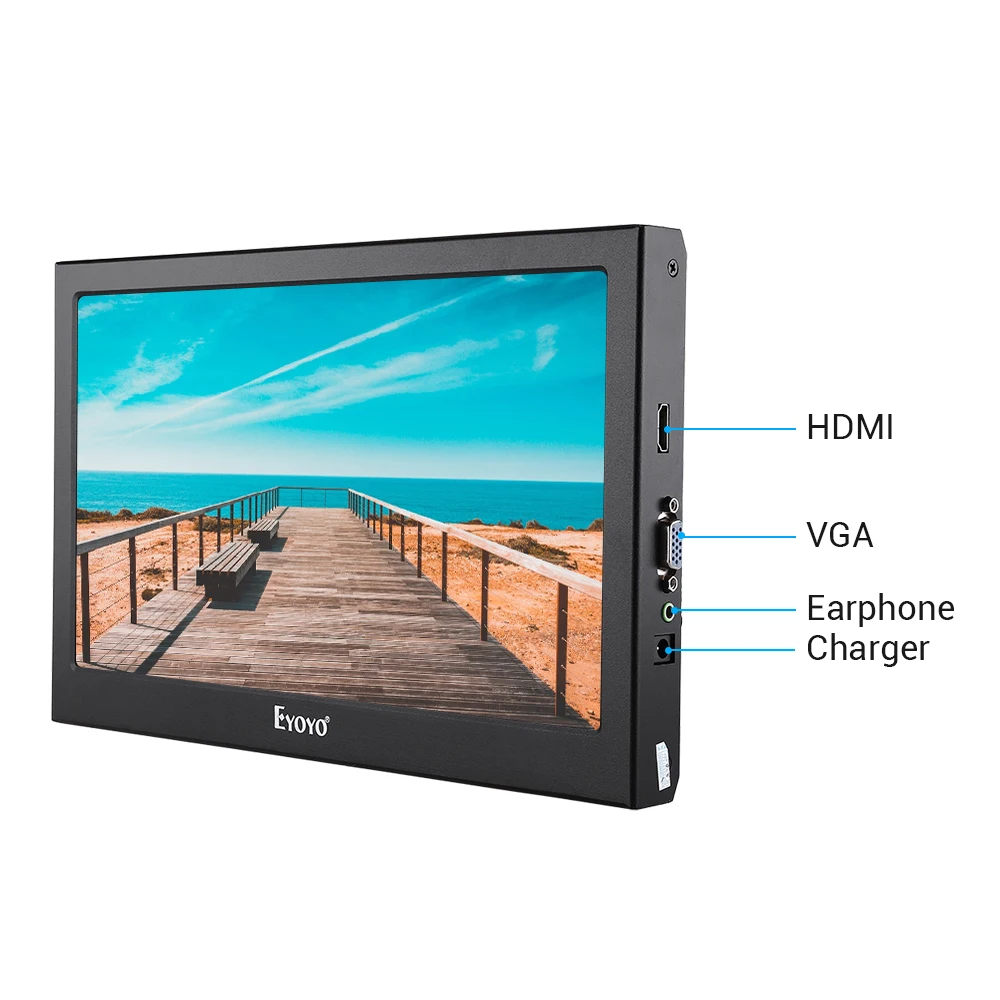 Eyoyo EM12P 11,6 дюймов 1920X1080 ips монитор HDMI PS3 PS4 Xbox360 1080P ips ЖК-СВЕТОДИОДНЫЙ монитор для Raspberry Pi