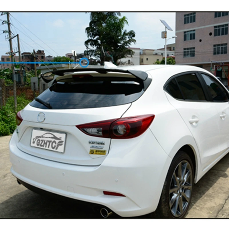 Спойлер для заднего крыла хэтчбека Mazda 3 Axela 2013-2018 задний спойлер багажа крепление