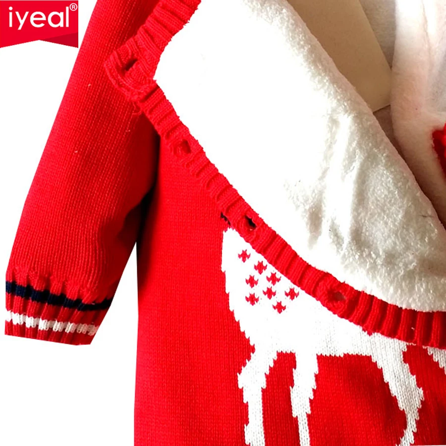 Зимние детские комбинезоны IYEAL плотная детская одежда теплый комбинезон для