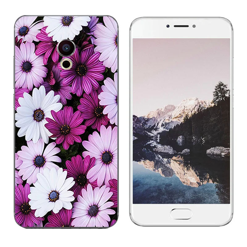 Чехол для Meizu Pro 6 с принтом смайлика чехол Mx6 мягкий силиконовый из ТПУ Pro6 s чехлы