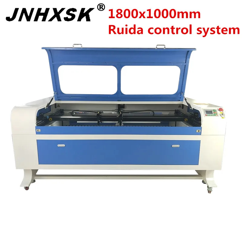 JNHXSK 1810 двойная головка компьютерная числовая 80 Вт CNC СО2 лазерная гравировка для