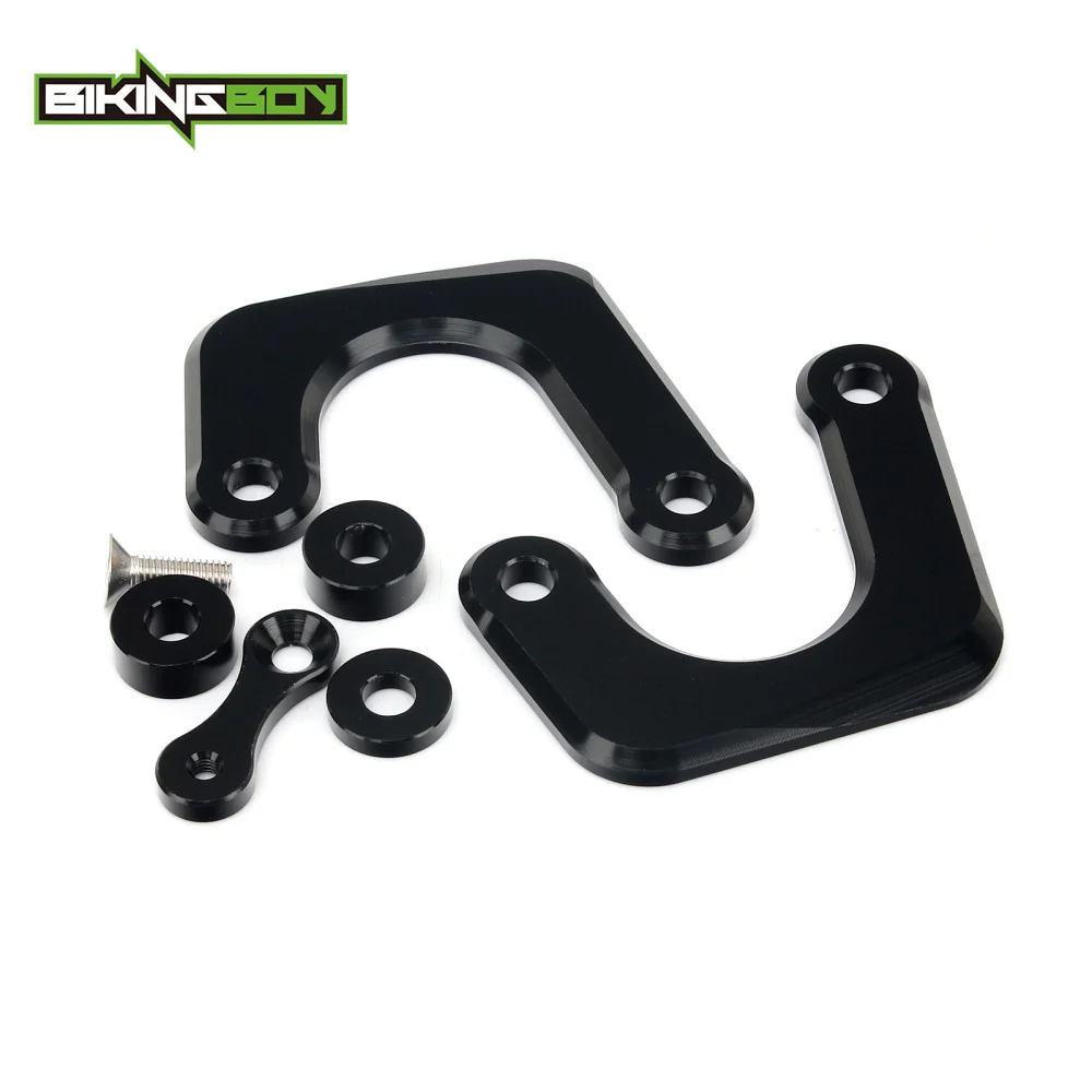 Black BIKINGBOY для Honda CBR1000RR Fireblade 2004 2005 2006 2007 CBR 1000 RR гоночные крючки крючок подрамник галстук вниз алюминиевый сплав - Цвет: Black