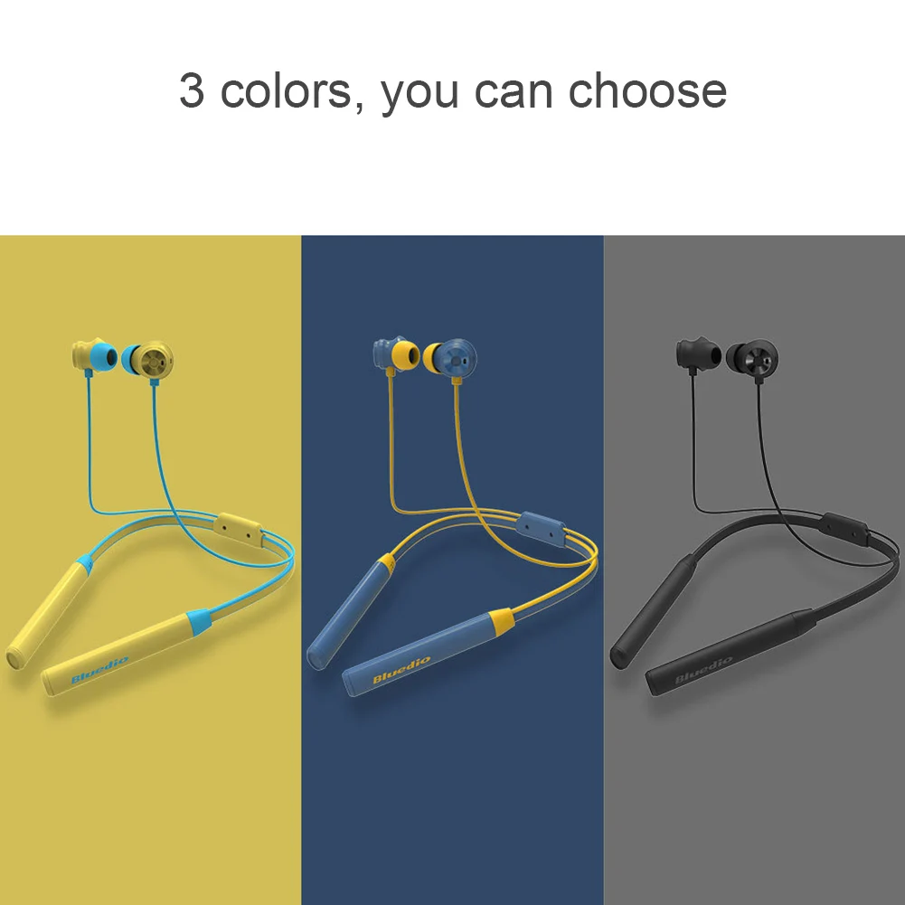 Bluedio Для мужчин женщин Bluetooth наушники вкладыши для активного отдыха Шум