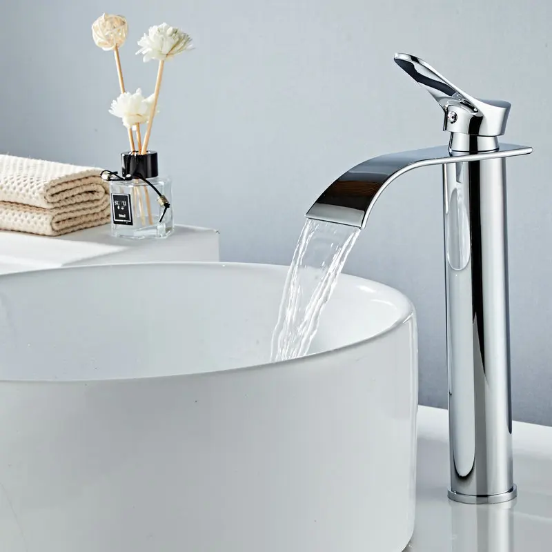 Смеситель для ванной комнаты кран раковины из латуни горячей и холодной воды