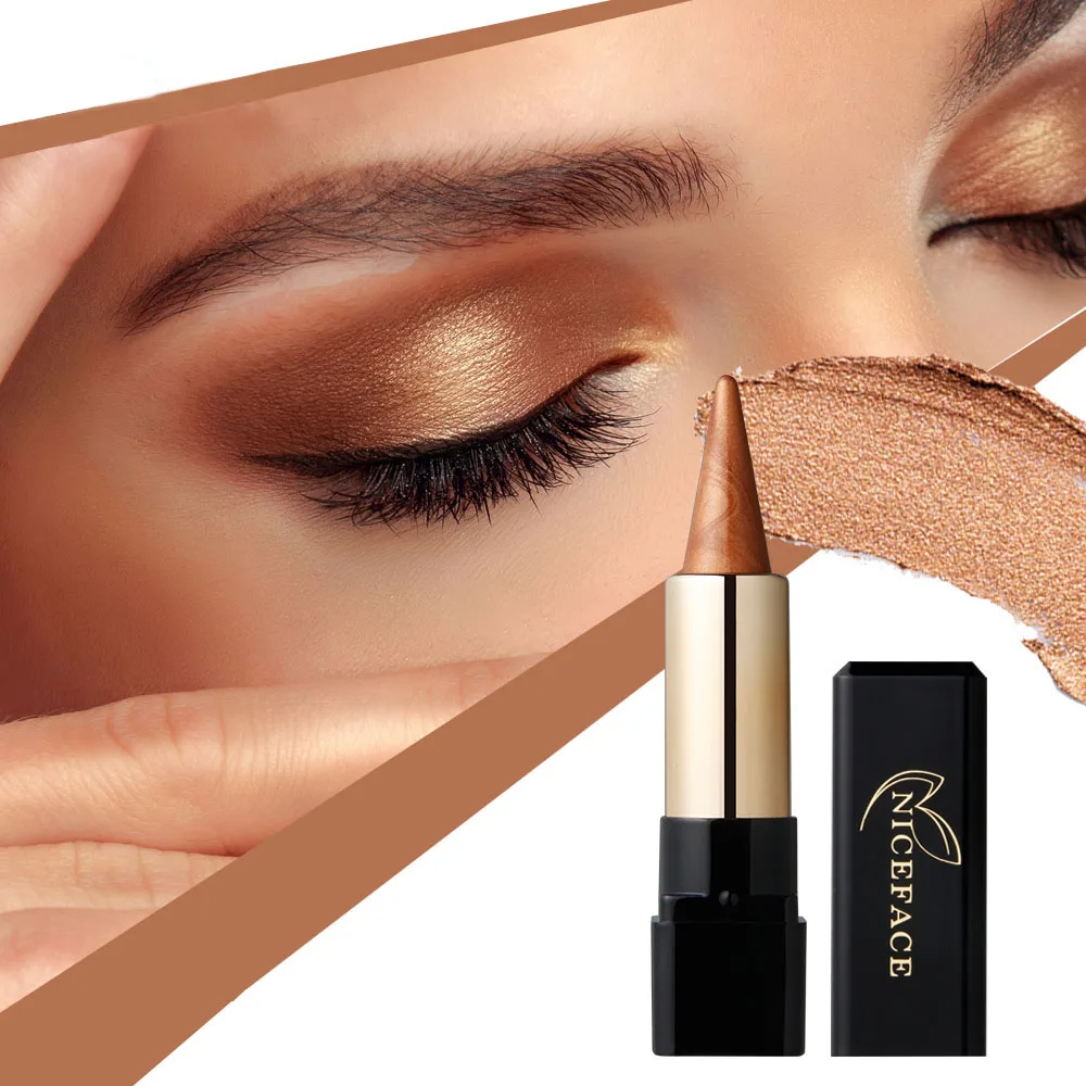 20 цветов Тени для век Черные легко цветные водонепроницаемые и не цветущие