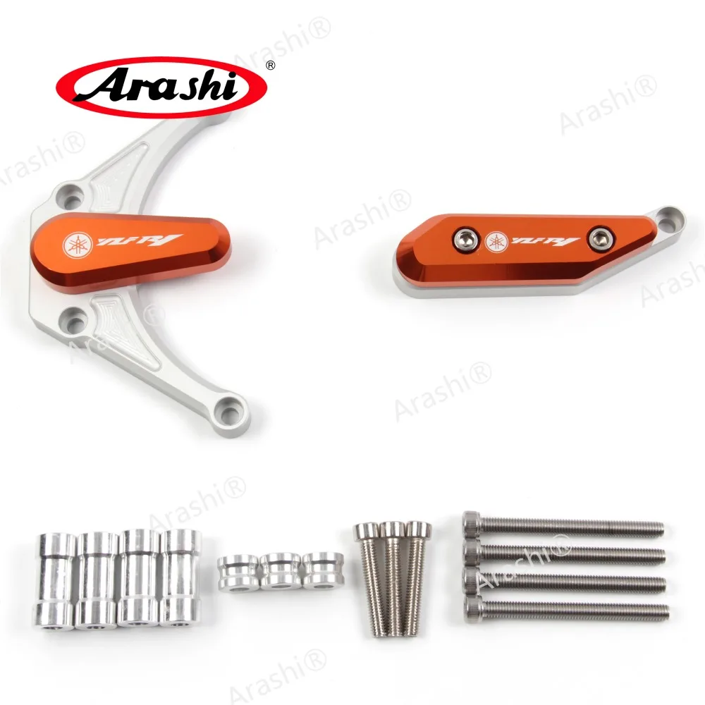 

ARASHI Motorcycle Engine Protector Protective Cover For YAMAHA R1 2009 2010 09 10 Motorcycle Engine Slider Crash Stator Pad