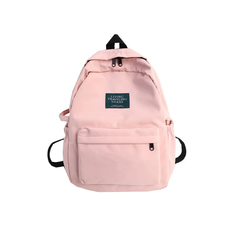 

2020 New Preppy Style Women Backpack Pure Color Women Travel Bag Fashion Double Backpack Female Mochila Bagpack Mochila Mujer