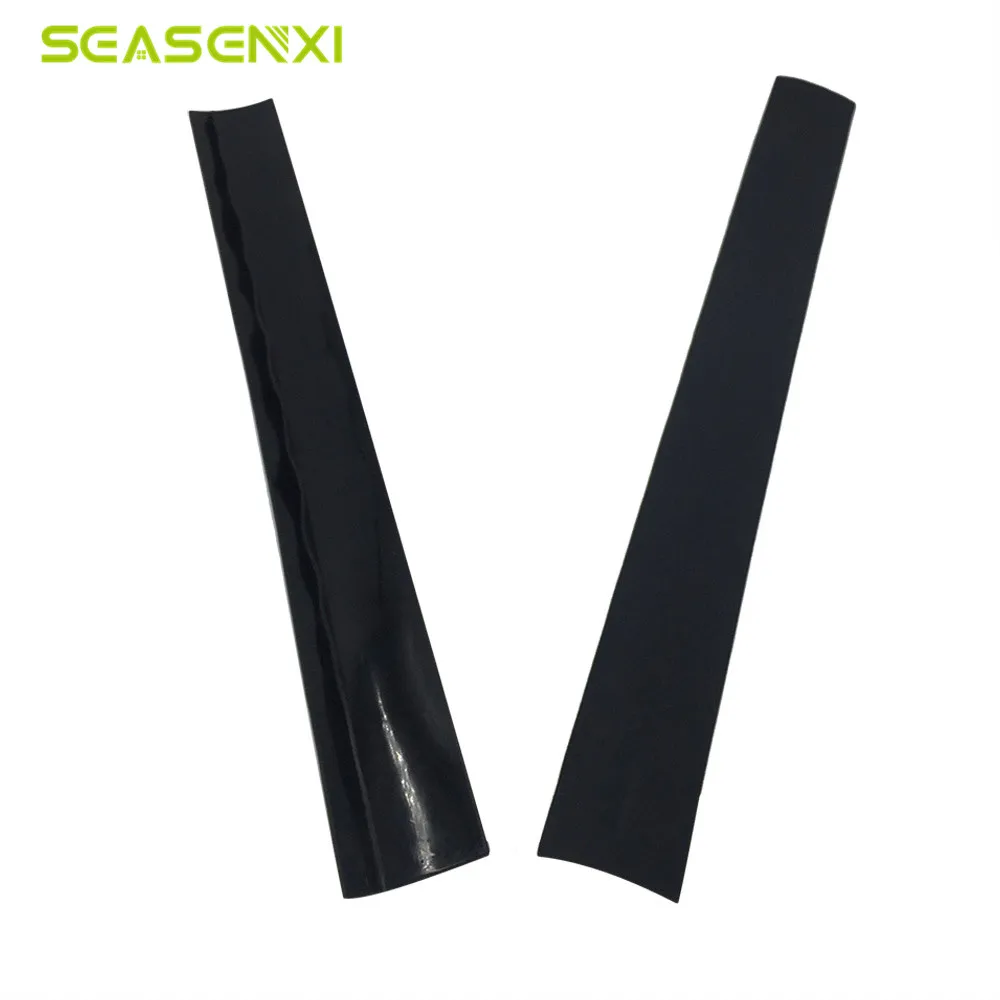 Black 2pcs 2 шт./партия Гибкая вставка для плиты крышка зазора Силиконовое резиновое масло для кухни-газовый щелевой наполнитель термостойкий Коврик масло пыль вода уплотнение - Цвет: Black 2pcs