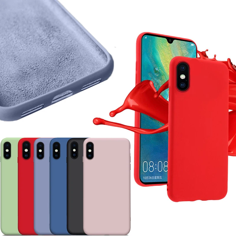 Оригинальный чехол JAMULAR из жидкого силикона для iPhone XS MAX XR X 7 8 6 6s Plus простой мягкий