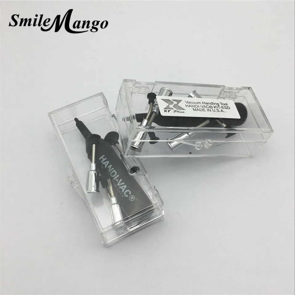 

SmileMango антистатический мини SMT/ SMD IC чип BGA вакуумный насос всасывающая ручка + 4 различных nozzels, вакуумный сборщик