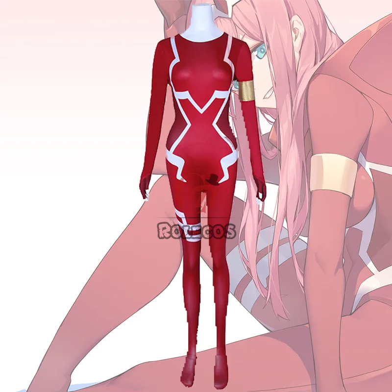Комбинезон для косплея дивана из аниме Zero Two Darling in the Franxx комбинезон с 3D принтом