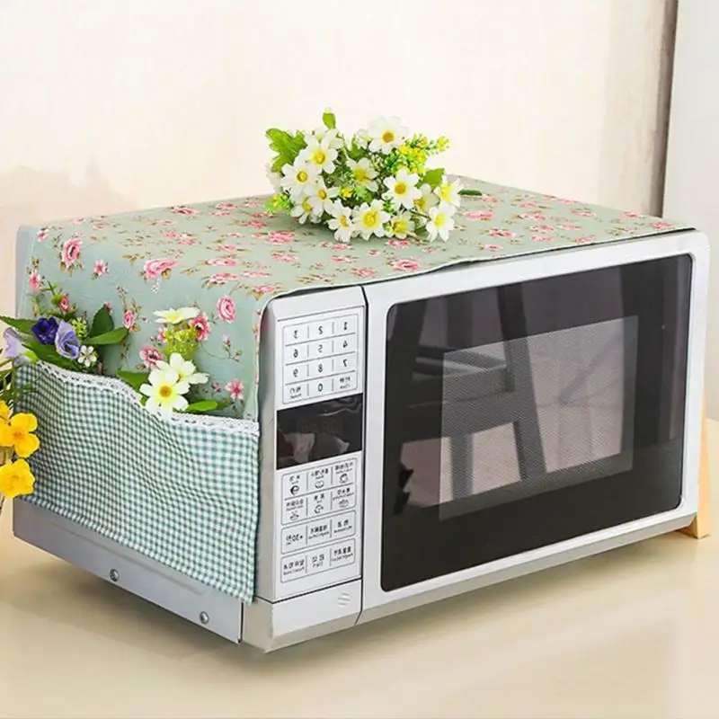 Новая печь Пылезащитная крышка с цветочным принтом микроволновая Пылезащитный