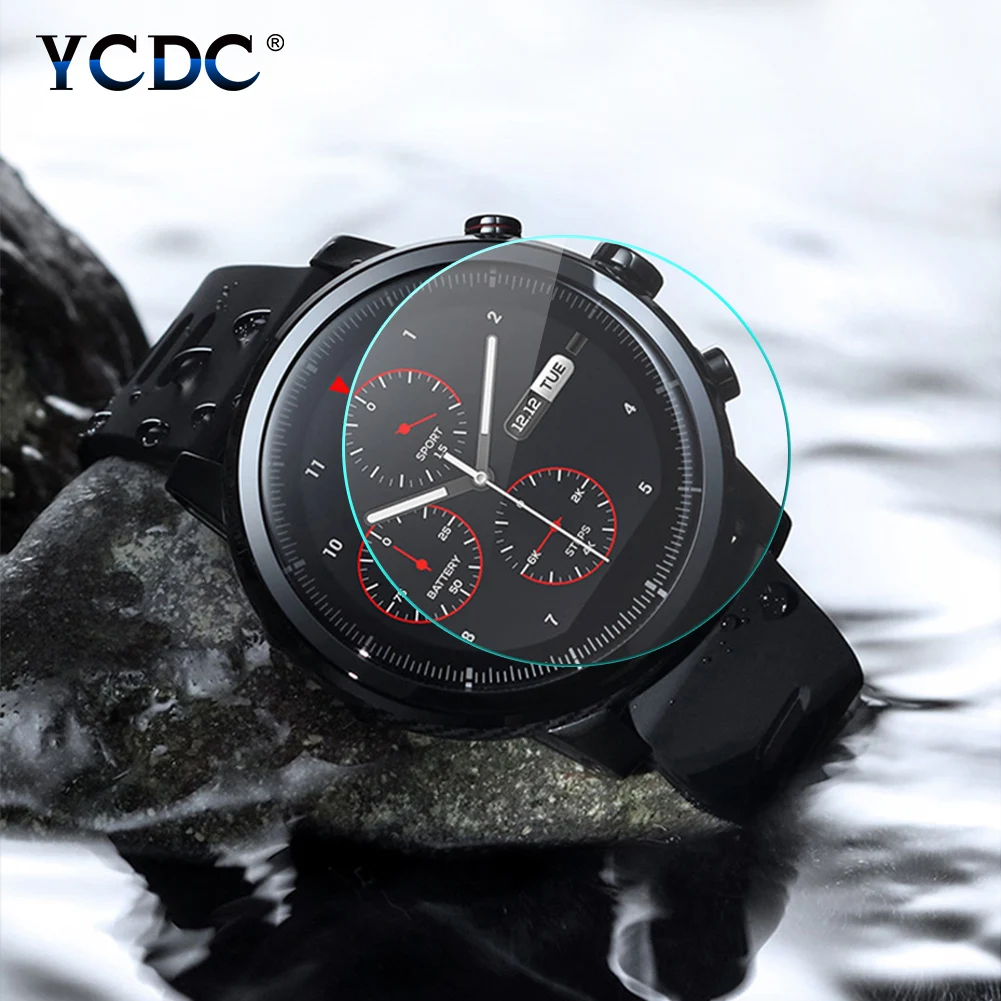 Защитное закаленное стекло для смарт-часов ticwatch 2/s/e/pro 23-46 мм | Электроника