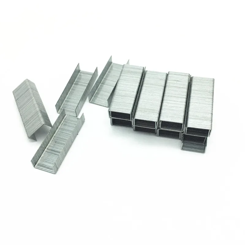 1000pcs/box staples office metal staple No.10 for stapler hot silver normal Plier Grape Nail Staples 0010N | Обустройство дома