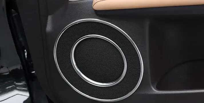 8pcs Stainless steel door speaker sound rings for ES200 ES250 ES300h ES350 2013 2014 2015 2016 2017 year | Автомобили и мотоциклы