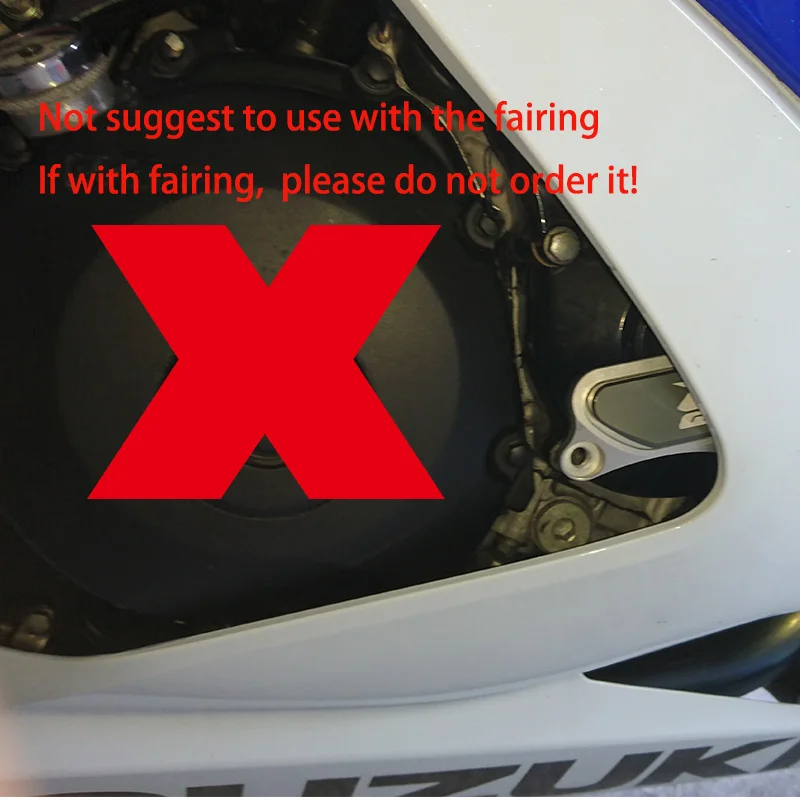 

Motorcycle Engine Guard Frame Stator Slider Protector Cover Kit For Suzuki Hayabusa GSXR1300 & GSX-R1300 2008-2014 Anodized