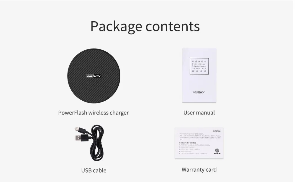 Nillkin PowerFlash Беспроводное зарядное устройство для iPhone XS Max XR X 7 5 W 10W 15W Быстрое Qi Samsung