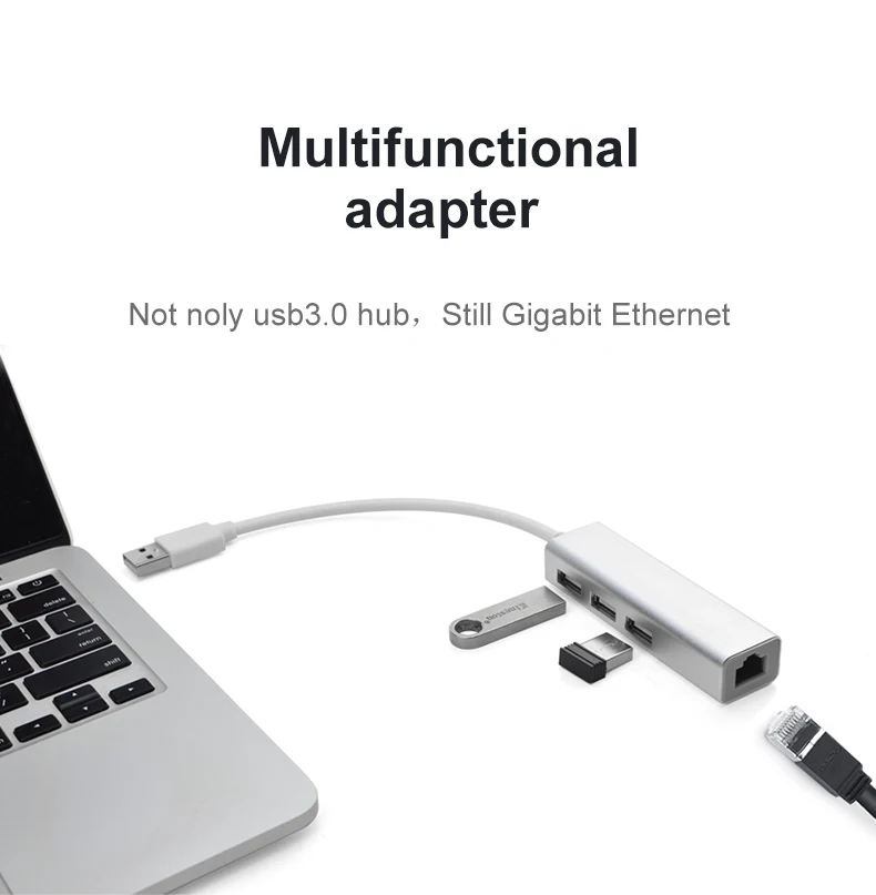 OFCCOM USB Ethernet USB 3,0 2,0 к RJ45 концентратор 10/100/1000 м Ethernet адаптер Сетевая карта USB Lan для Macbook Windows