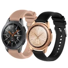 Ремешок силиконовый для Samsung Galaxy watch 42 мм 46 мм Gear S3 S2, классический браслет для наручных часов Huami Amazfit BIP Pace, 22 20 мм