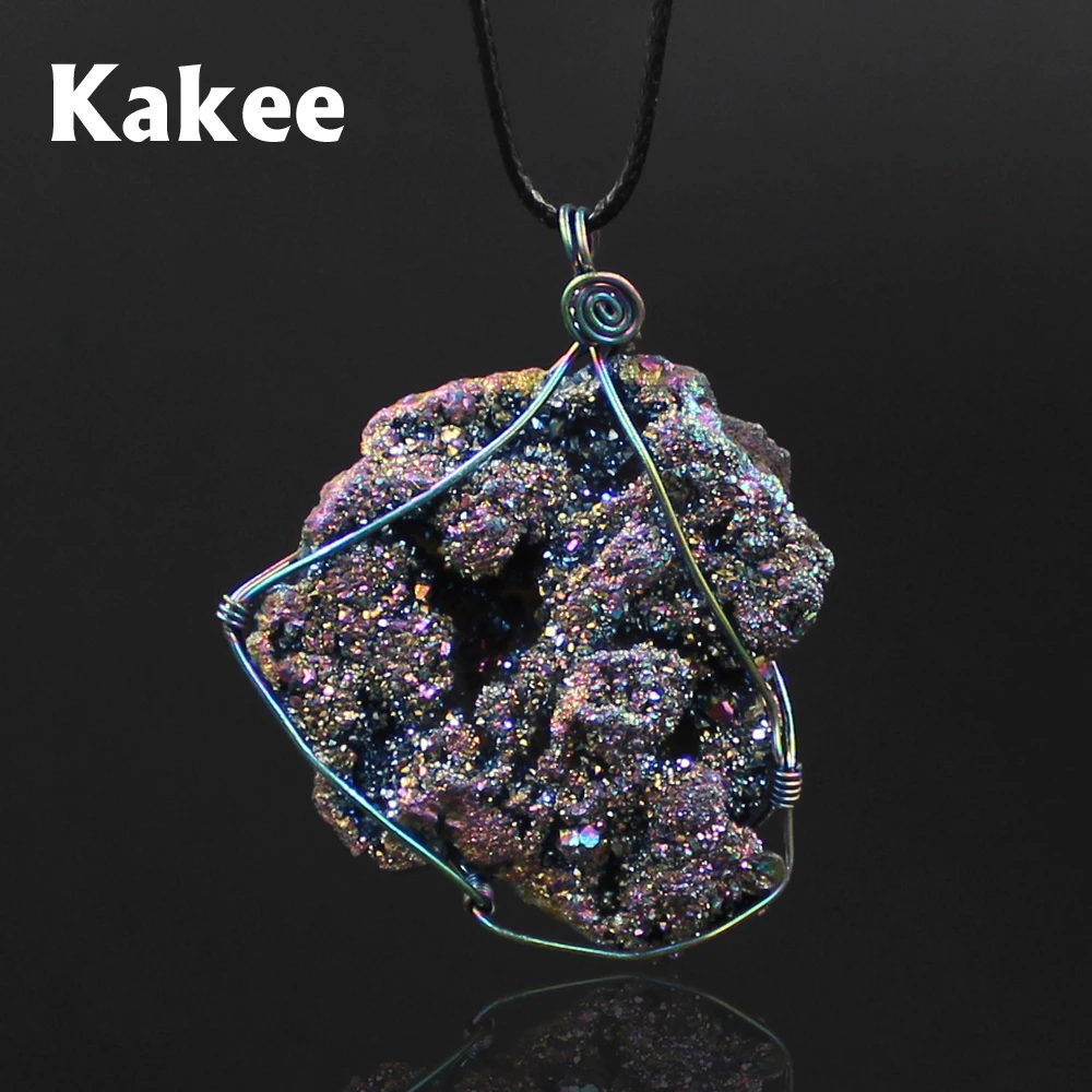 Женское Ожерелье чокер Kakee винтажное ожерелье с подвеской из натурального