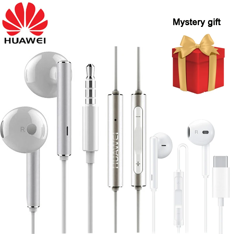 Наушники Huawei Honor am116 3 5 мм/Type c гарнитура с микрофоном для P8 P9 P10 P20 Pro Mate 7 8 9 10 20 20x V8 |