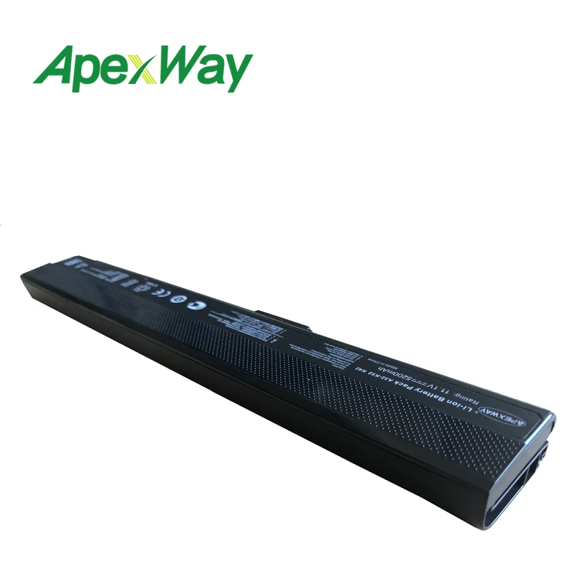 Apexway 6600 мАч новый ноутбук Батарея A31 K52 A41 A32 A42 для Asus A52 A52F A52J B53 K42 K42F K52F K52J K52JC