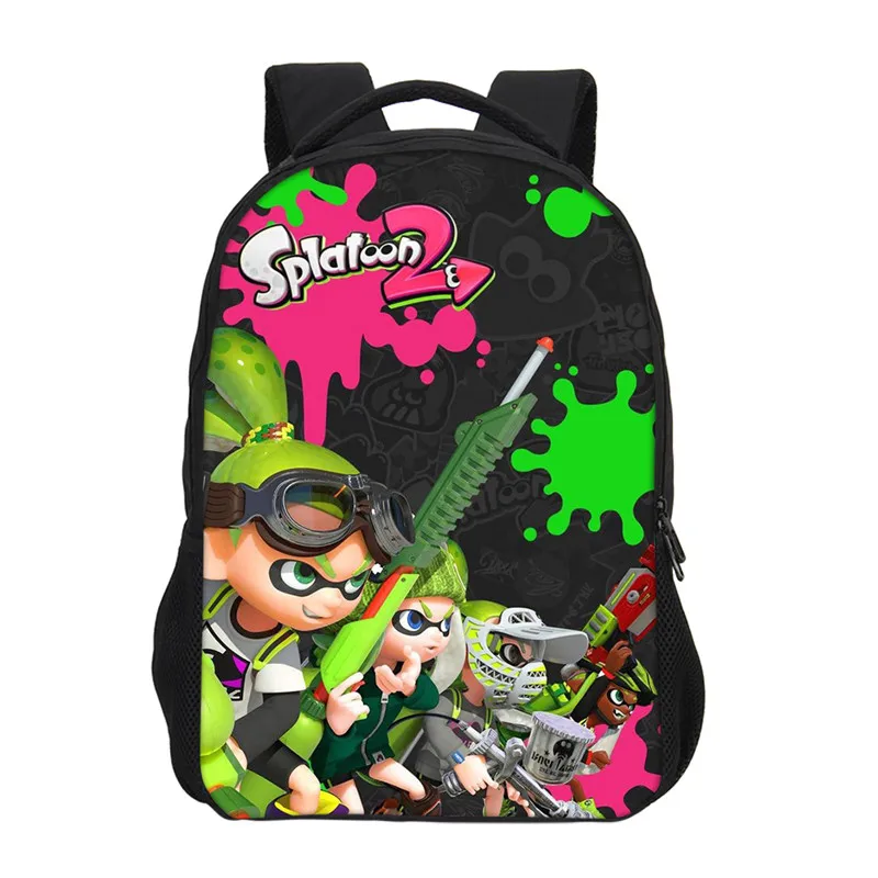 Хайнс Орел Фанни аниме печать Splatoon 2 рюкзаки для девочек мальчиков Bookbag сумка