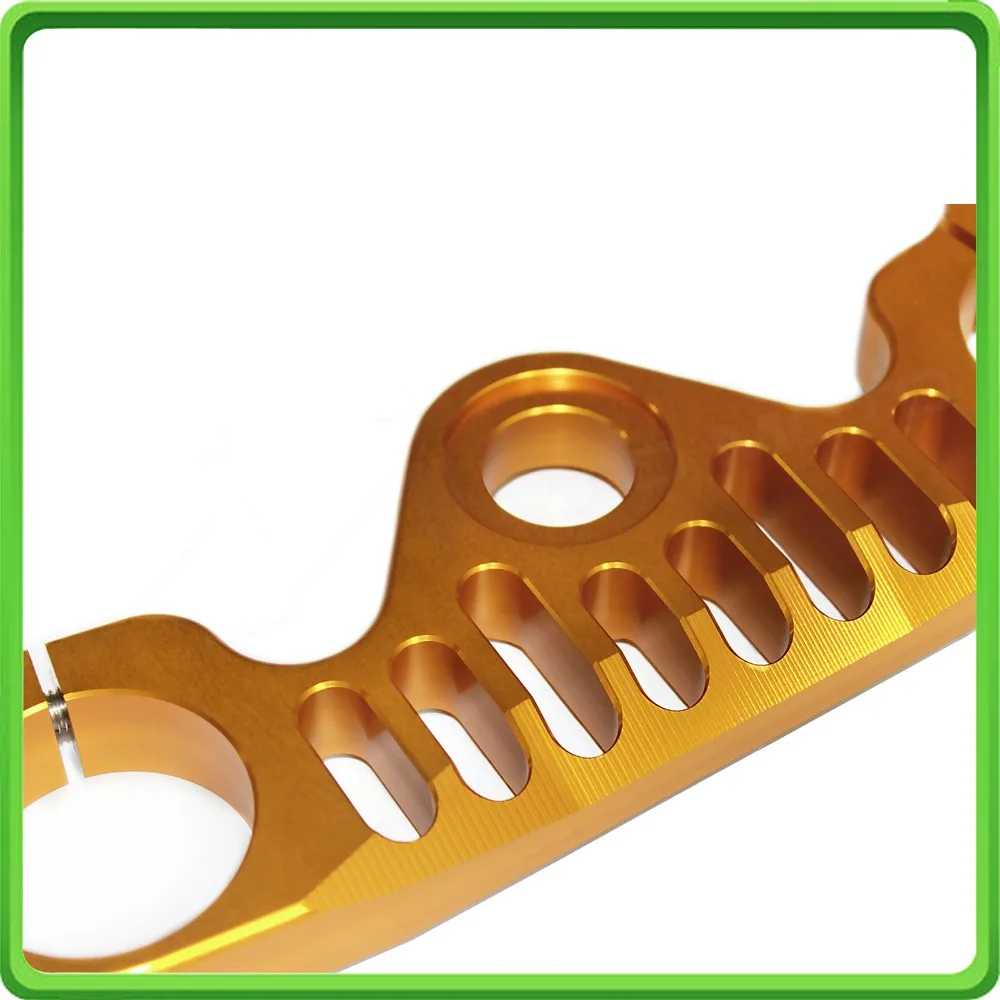 Для 2011 2012 2013 2014 2015 Kawasaki Ninja ZX10R ZX 10R верхний тройной зажим баланс Shock передняя вилка