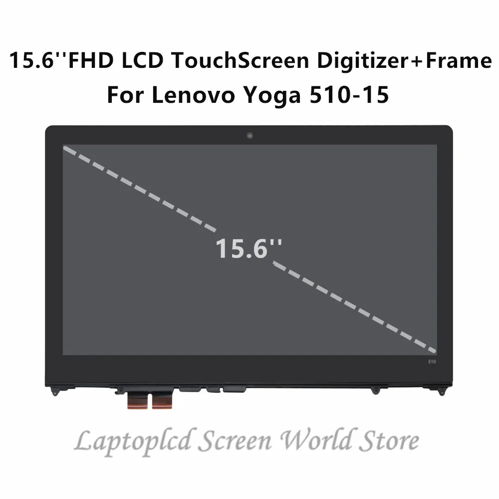 FTDLCD 15 6 ''FHD IPS панель ЖК сенсорный экран дигитайзер сборка + рамка для Lenovo Yoga 510