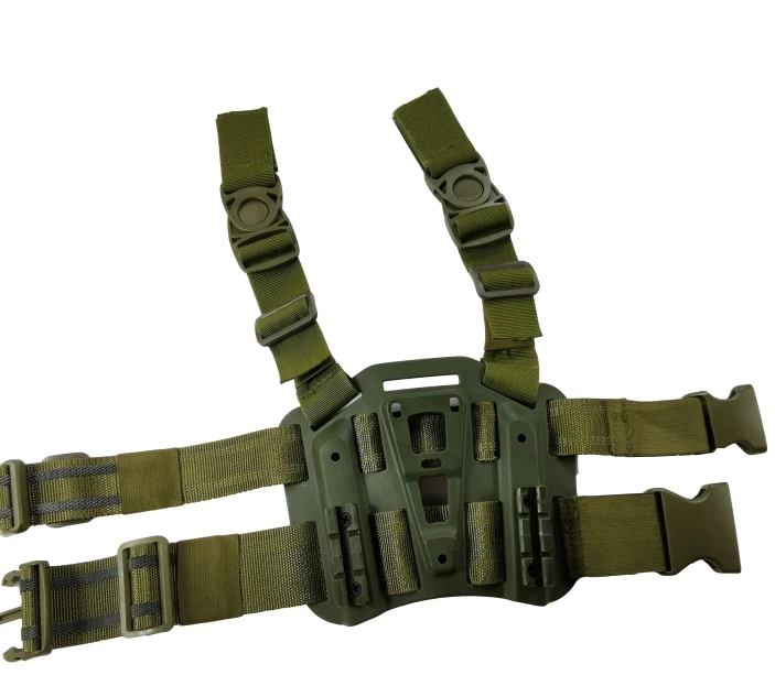 GR Военный Пистолет Аксессуары нога кобура Платформа весло для Глок 17 HK USP P226 компактный Beratta M9 Arisoft стрельба бедра кобура - Цвет: GR